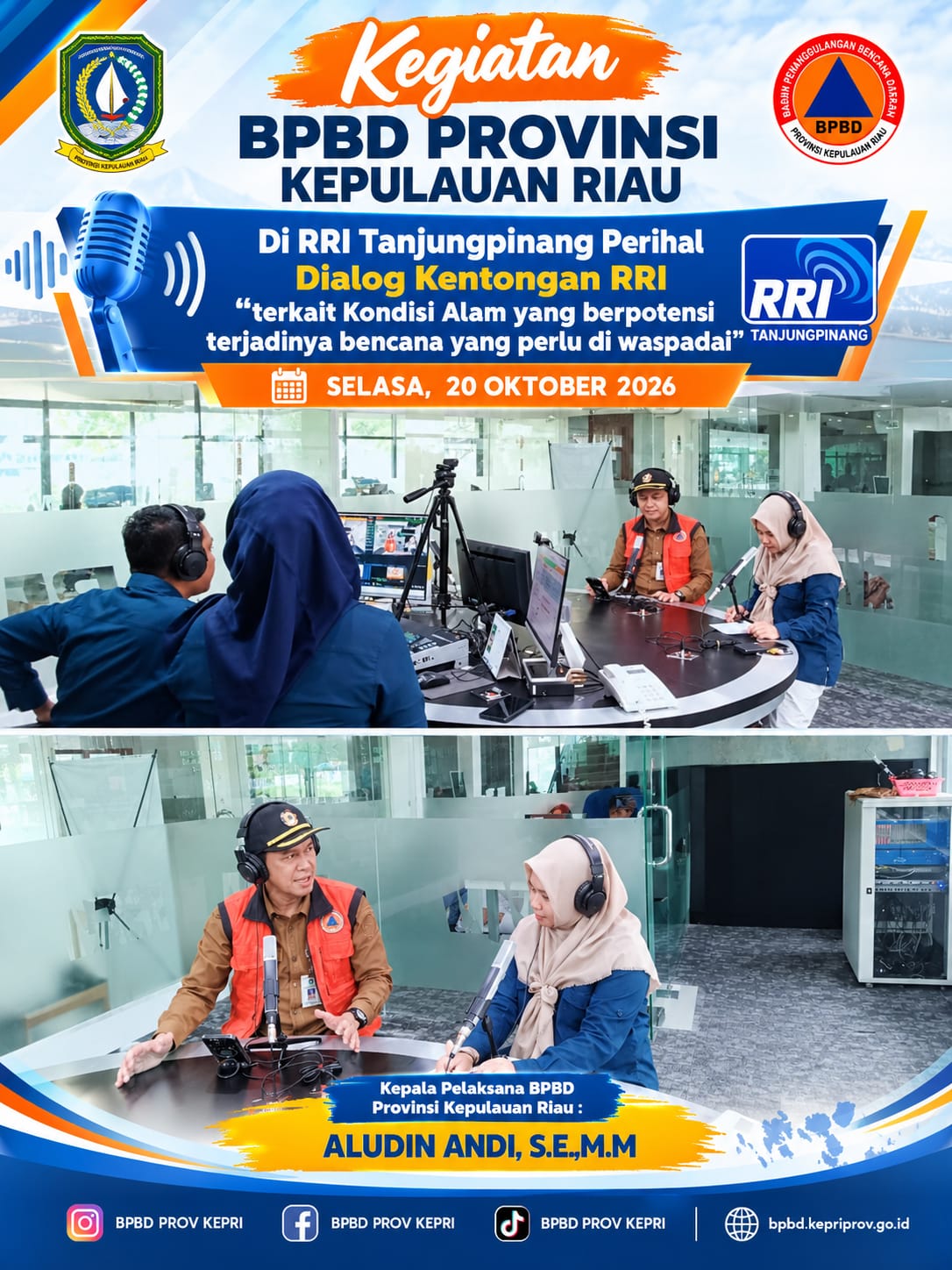 Dialog Kentongan di Radio RRI Tanjungpinang